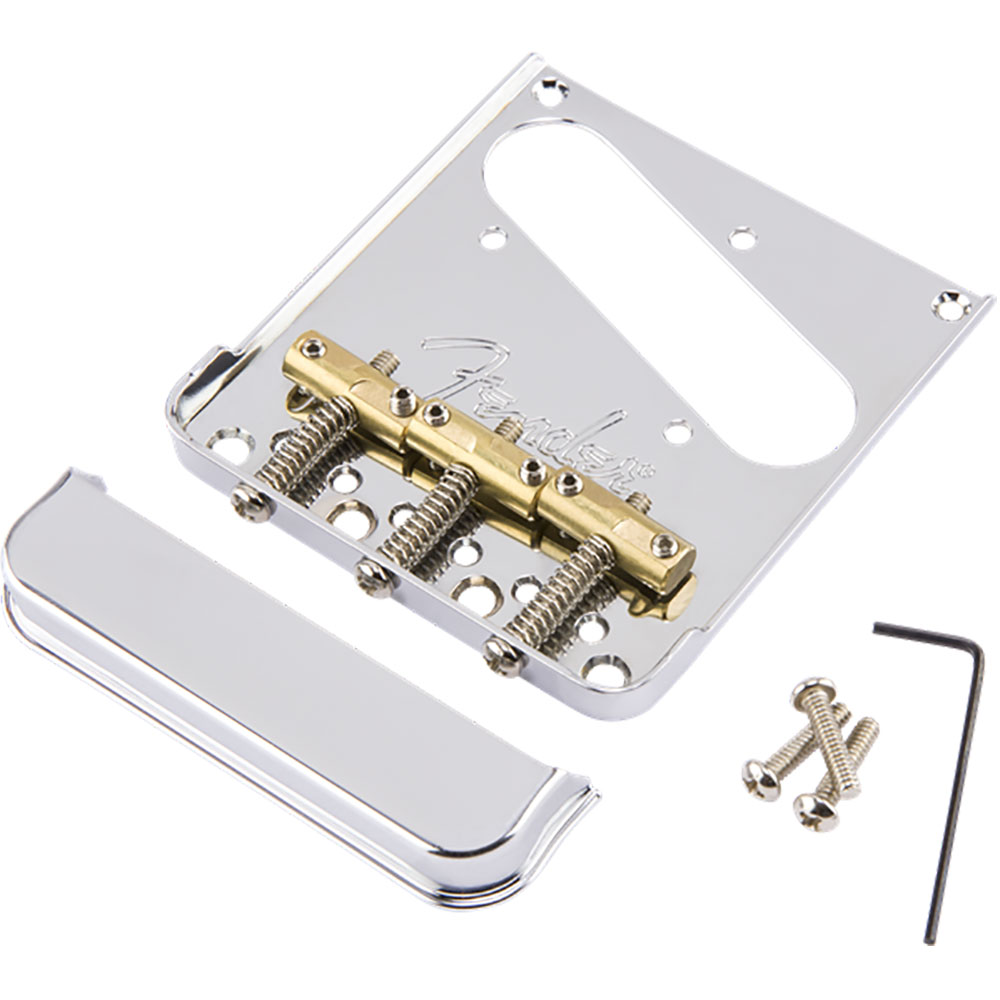 Fender 3-Saddle American Pro Telecaster Bridge Assembly Chrome ブリッジアッセンブリ