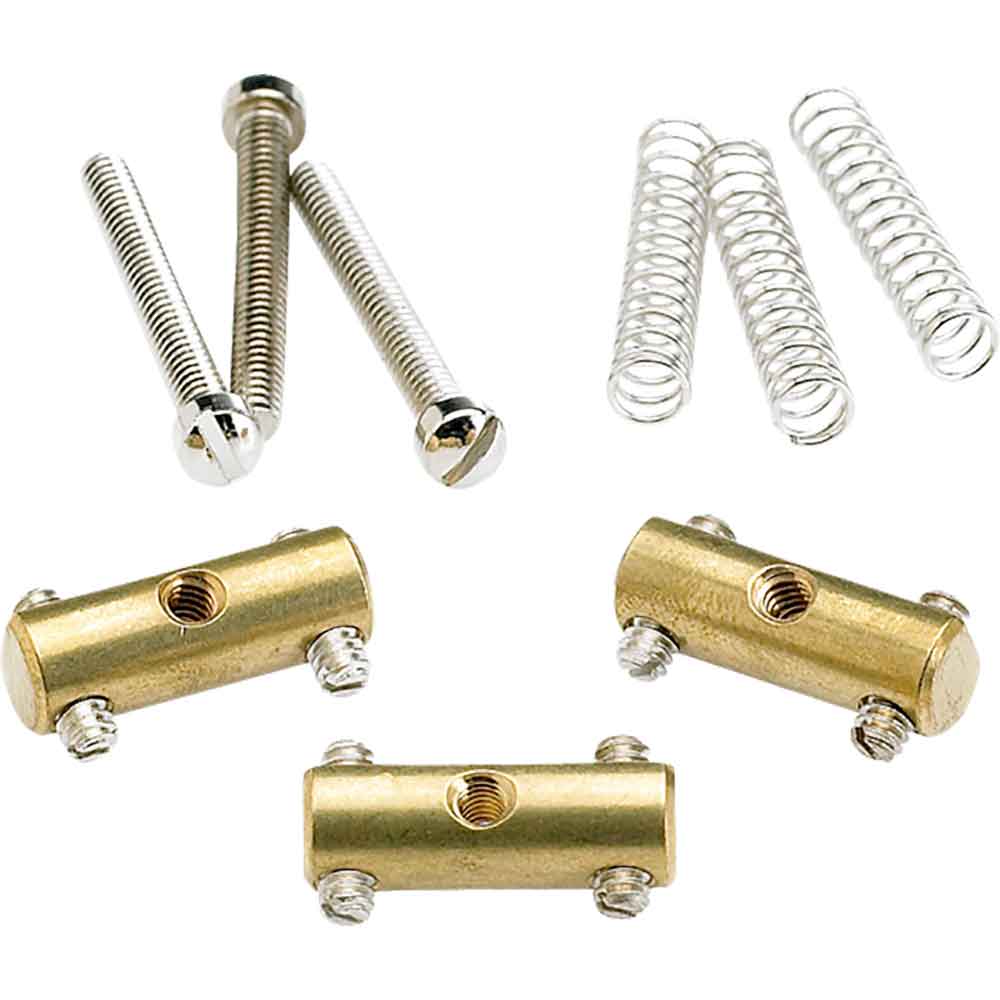 Fender Pure Vintage '52 Telecaster Saddle Kit Brass 3 ブリッジサドル 3個セット