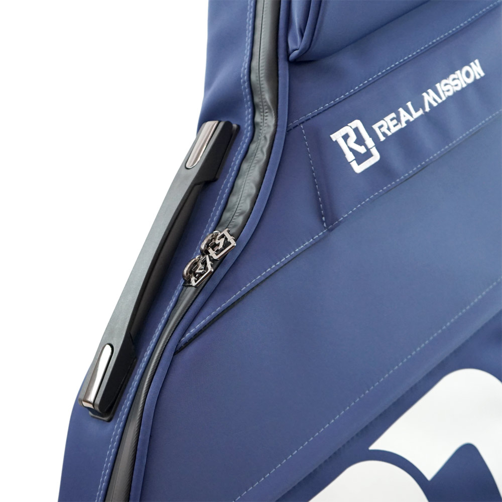 REAL MISSION Venus 08-E Blue 防水 エレキギターケース 持ちて部画像