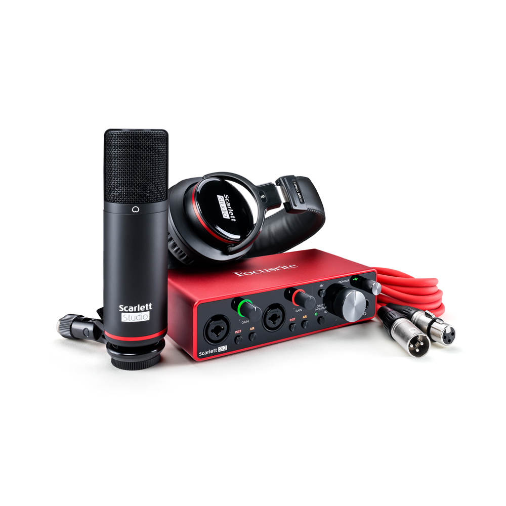 Focusrite Scarlett 2i2 3rd Gen Studio Pack オーディオ