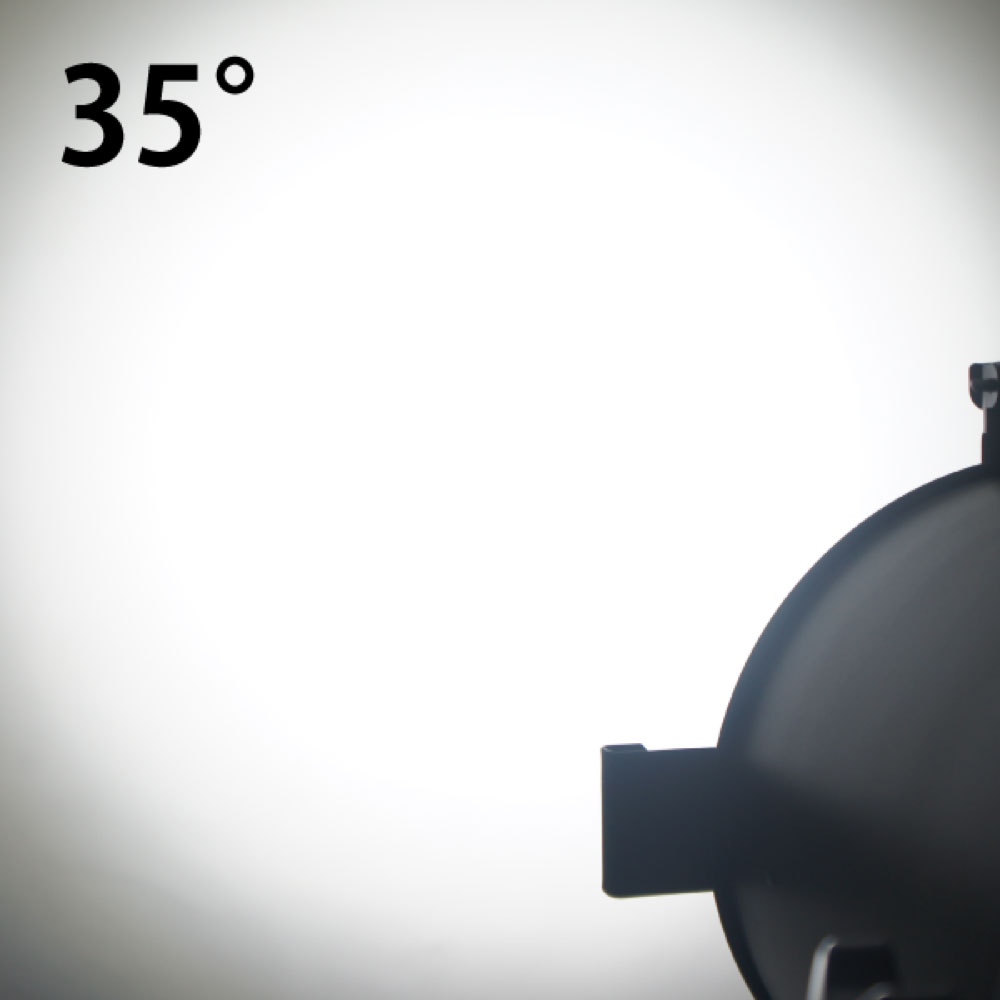 e-lite 64J1K-Daylight マニュアルズーム付き LEDパーライト 照明機器