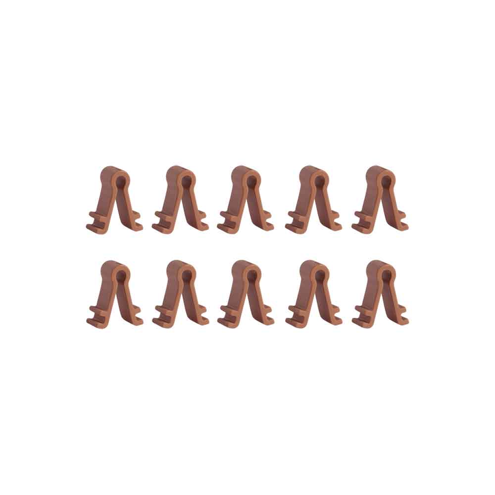 SHURE RPM40SO/C ラべリア/ヘッドセットマイクロホン用 交換パーツ クリップ用台座 10個セット