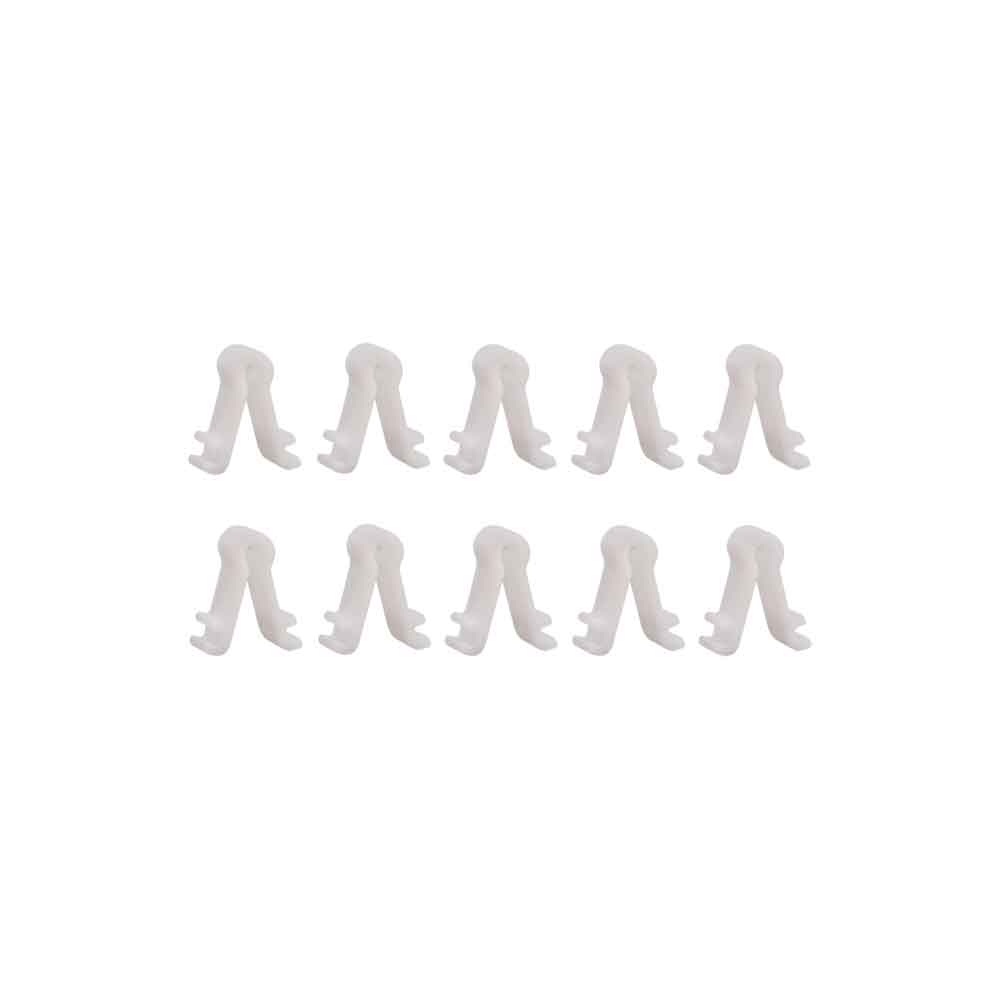 SHURE RPM40SO/W ラべリア/ヘッドセットマイクロホン用 交換パーツ クリップ用台座 10個セット