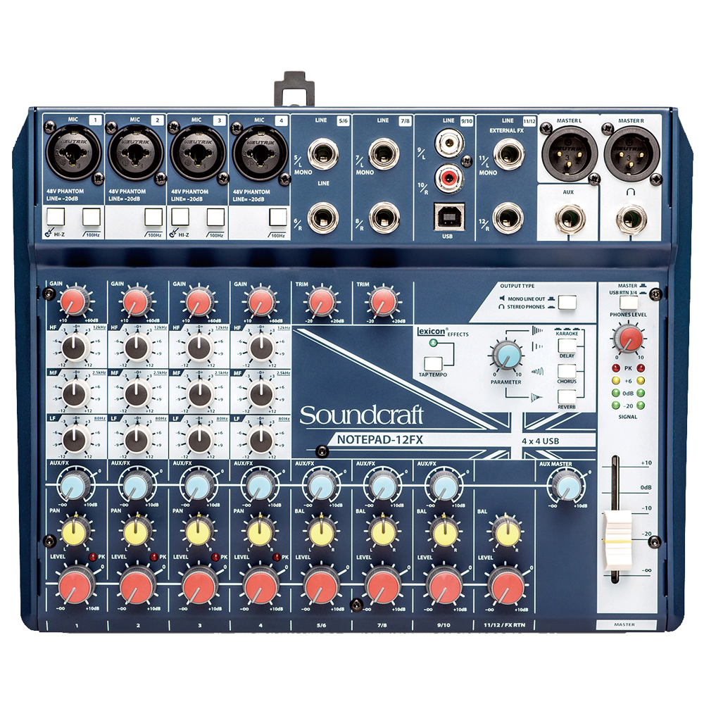 Soundcraft Notepad-12FX ミキサー