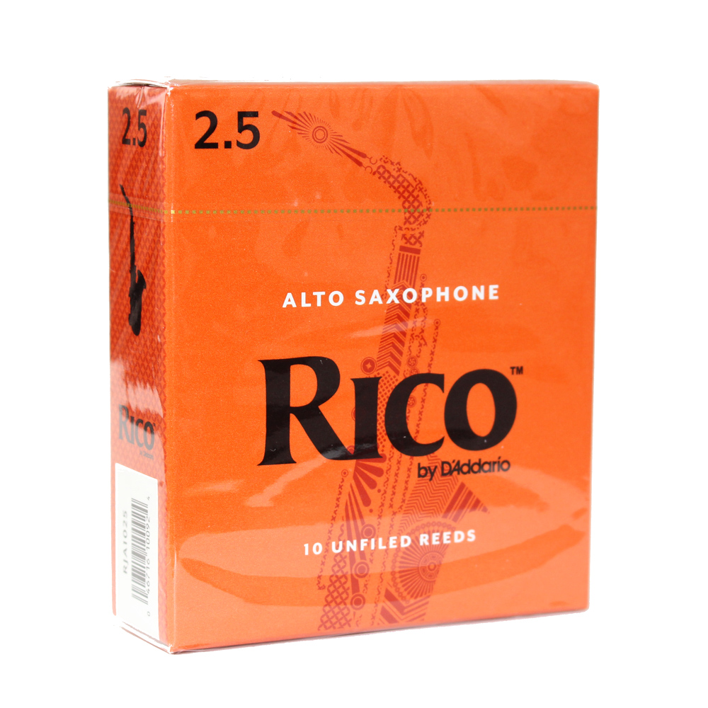 D Addario Woodwinds Rico Rja1025 リコ アルトサクソフォン リード 2 5 10枚入 リコ アルトサックス用リード 2 5 Chuya Online Com 全国どこでも送料無料の楽器店