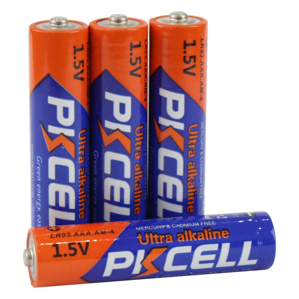 PKCELL BATTERY LR03-4B 1.5V AAA 単4アルカリ電池 4本パック