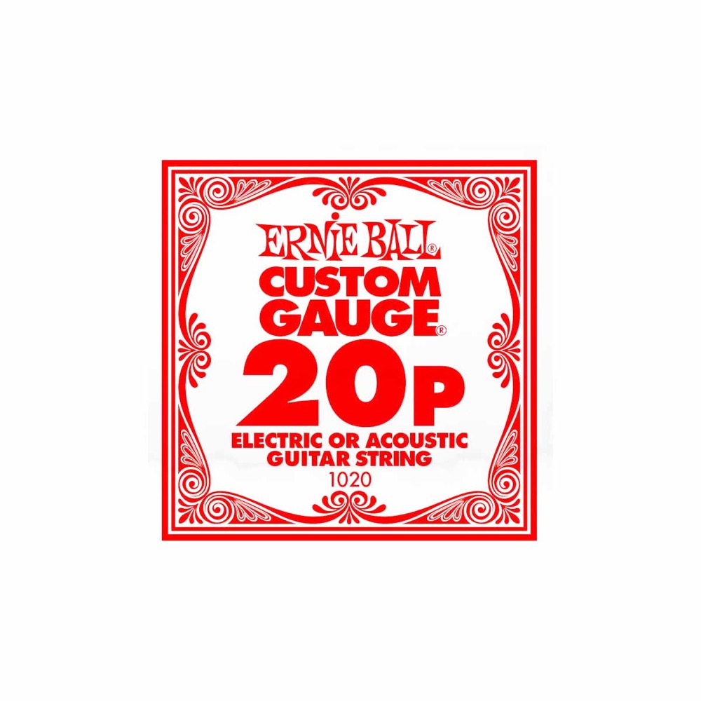ERNIE BALL 1020 PLAIN STEEL 020 ギター用バラ弦