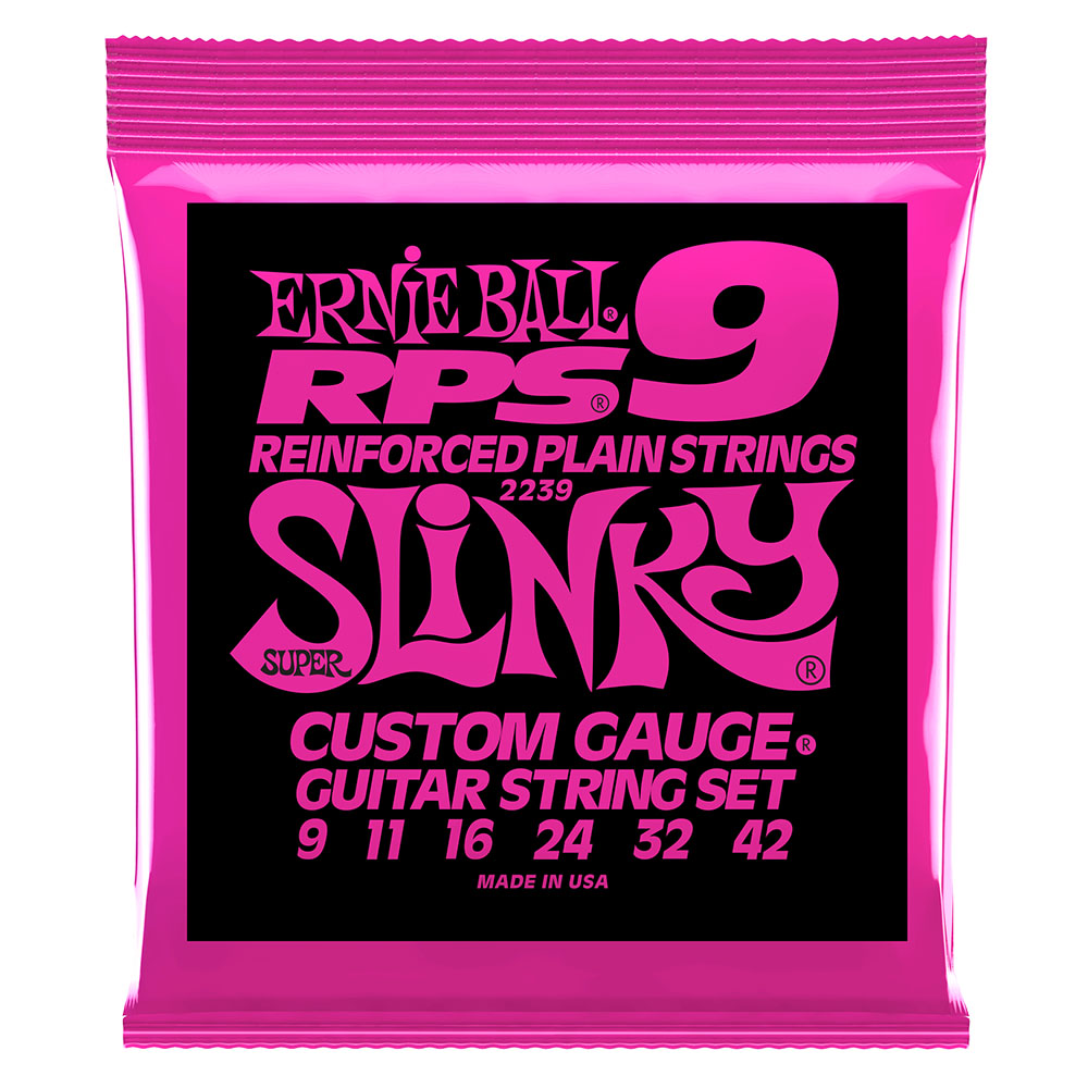 ERNIE BALL 2239 Super Slinky RPS Nickel Wound 9-42 Gauge エレキギター弦