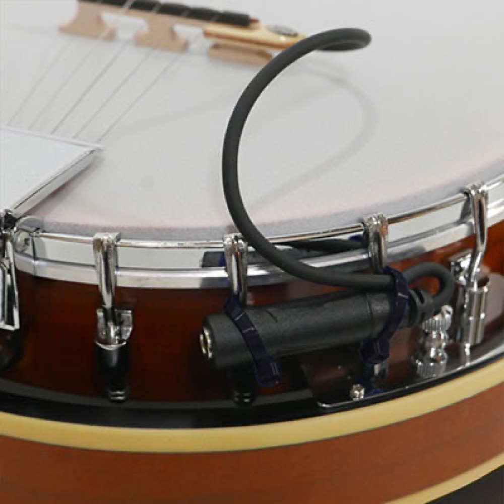 KNA BP-1 Portable Piezo Banjo Pickup バンジョー用ピックアップ 使用イメージ