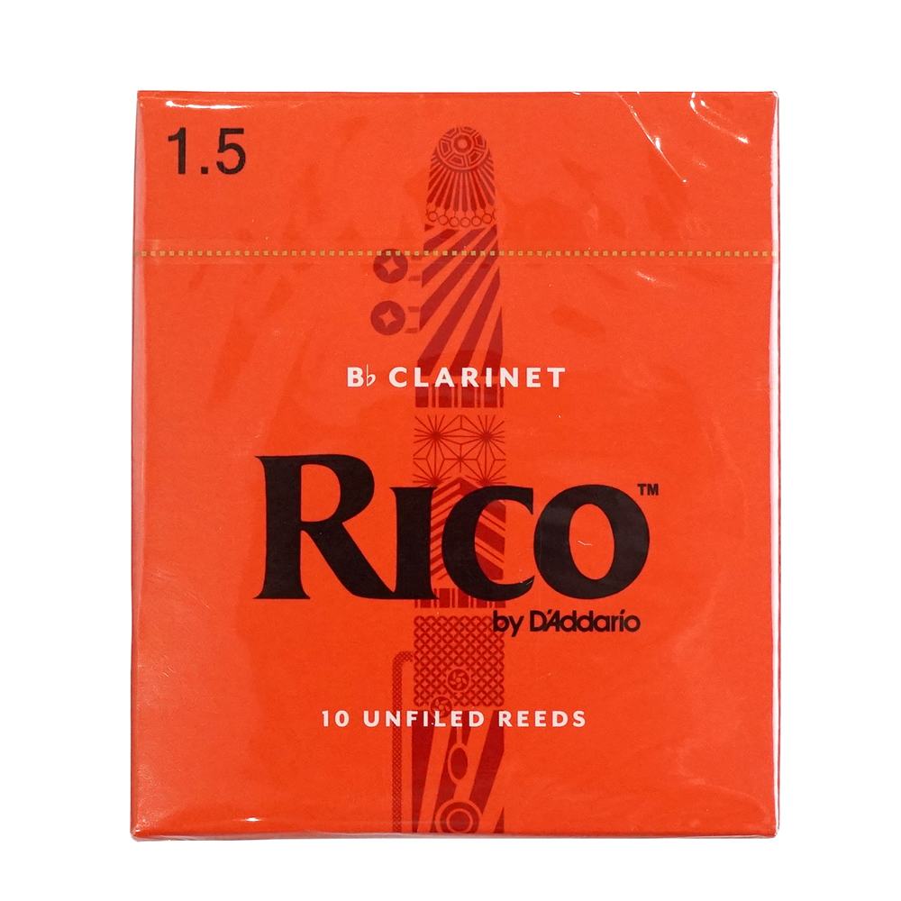 D’Addario Woodwinds/RICO RCA1015 リコ B♭クラリネット リード 1.5 10枚入
