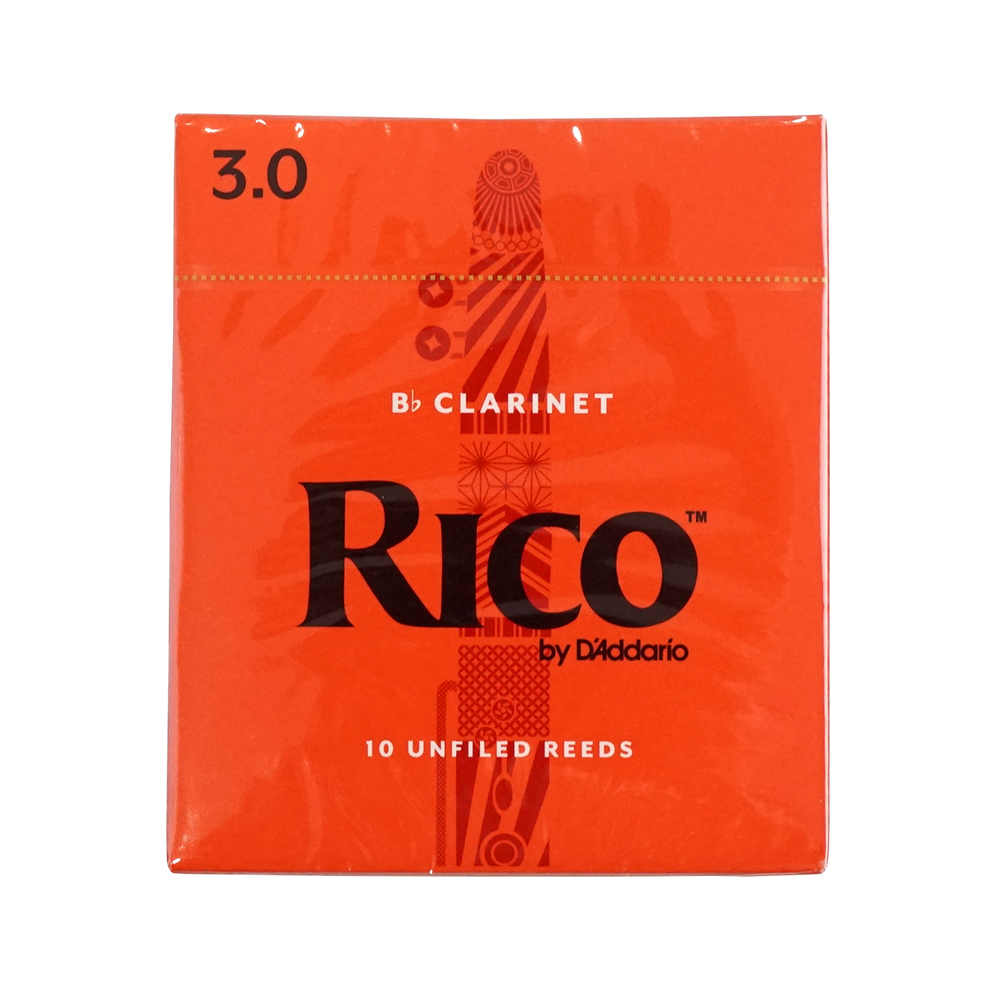 D’Addario Woodwinds/RICO RCA1030 リコ B♭クラリネット リード 3 10枚入