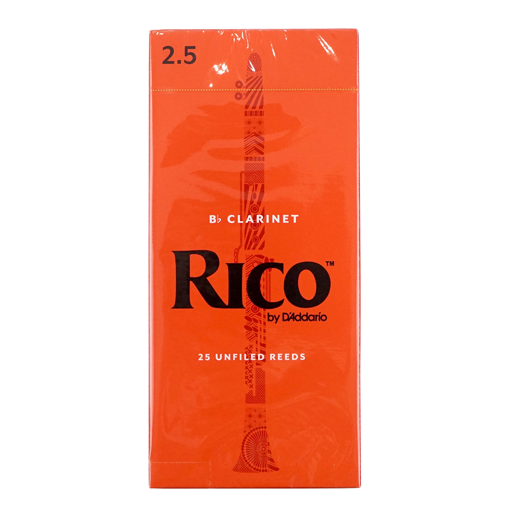 D’Addario Woodwinds/RICO RCA2525 リコ B♭クラリネット リード 2.5 25枚入