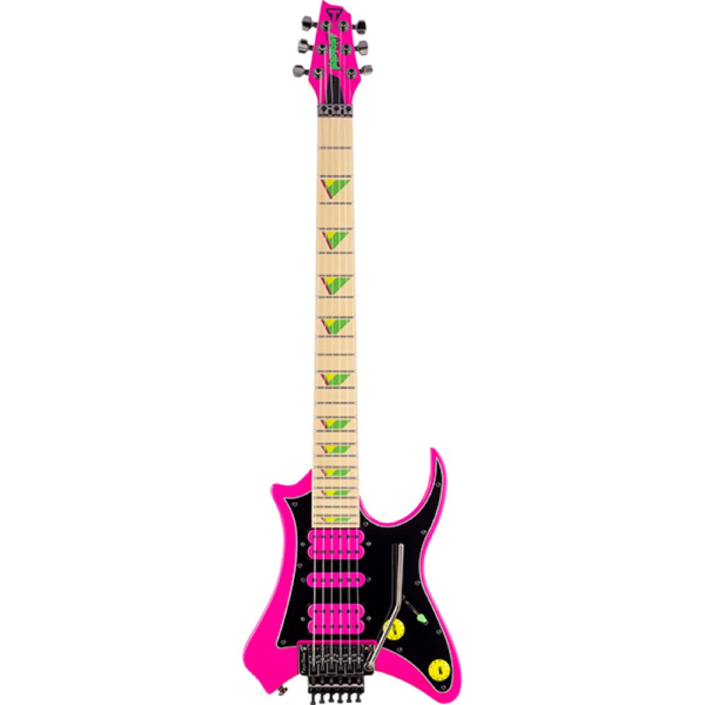 Traveler Guitar Vaibrant Deluxe V88X Hot Pink トラベルギター