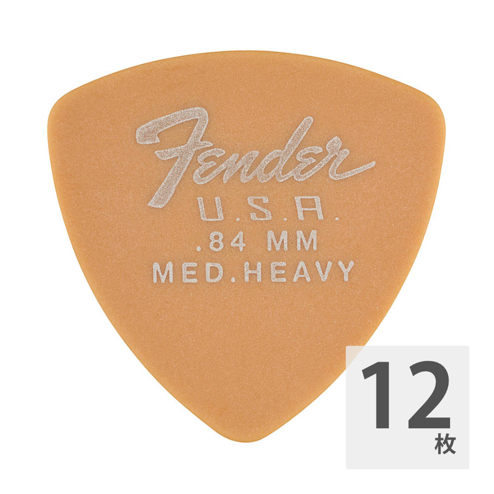 Fender 346 Dura-Tone 0.84mm BTB ギターピック 12枚入り