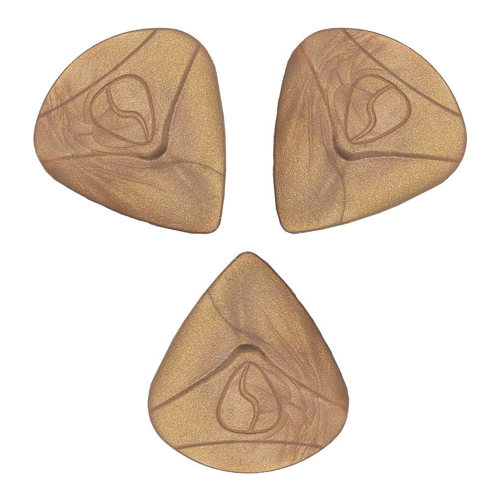 Anatomy of Sound Bikini Jazz 3-pack bronze Medium flex ギターピック 3枚セット
