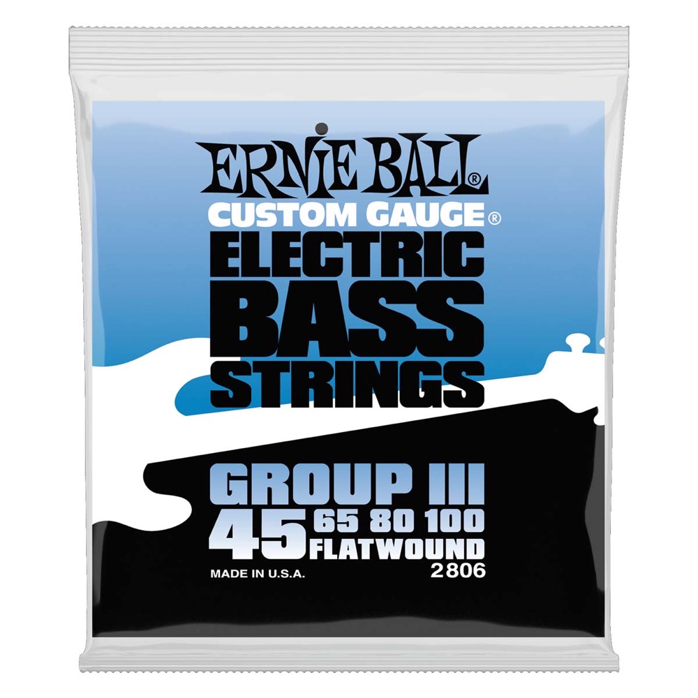 ERNIE BALL 2806 Flatwound Group III 45-100 Gauge エレキベース弦