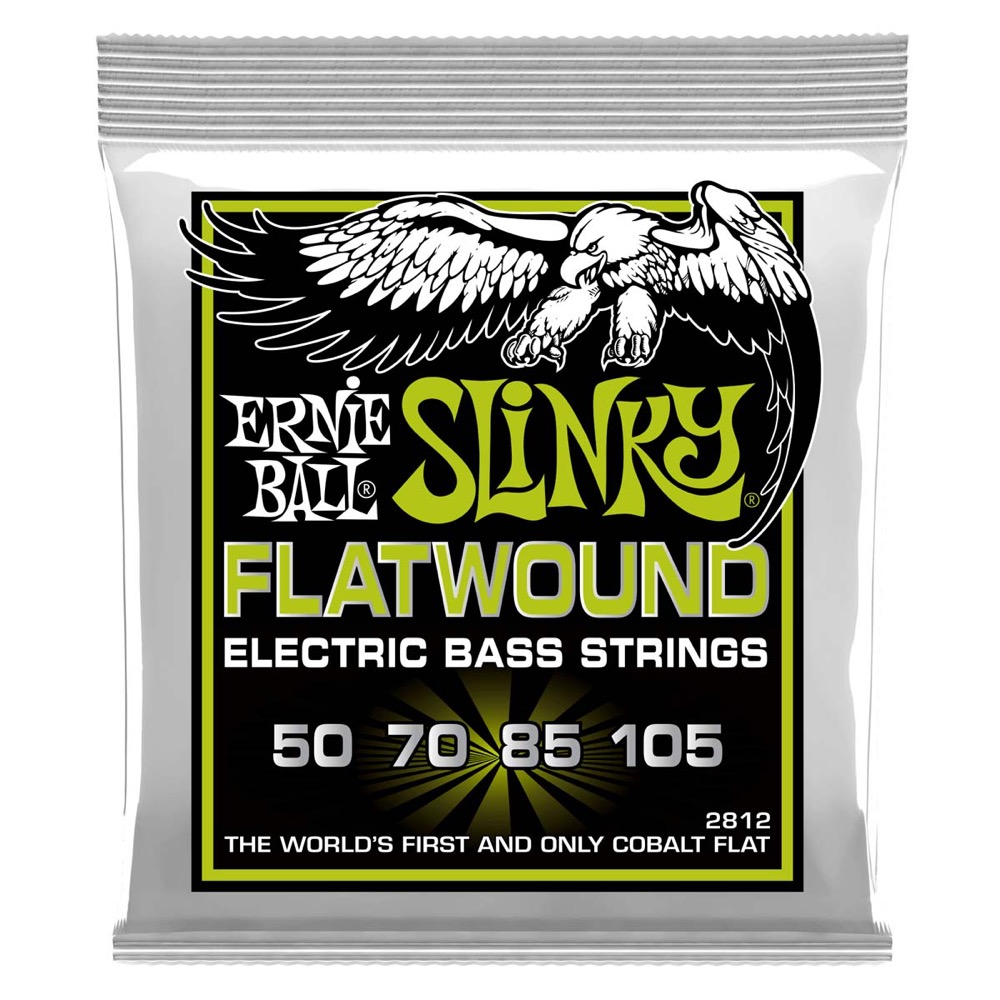 ERNIE BALL 2812 Regular Slinky Flatwound 50-105 Gauge エレキベース弦