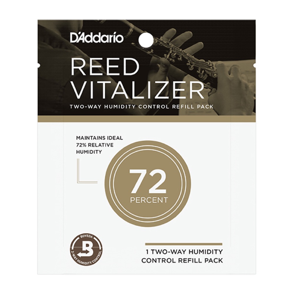 D’Addario Woodwinds/RICO リード・ヴァイタライザー リフィル 1パック 72％ 湿度調整剤