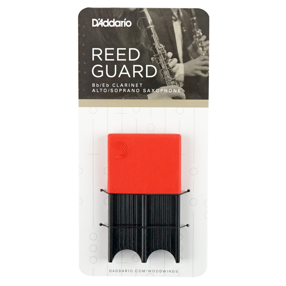 D’Addario Woodwinds/RICO DRGRD4ACRD リードガードIV クラリネット アルトサックス用 4枚収納 レッド
