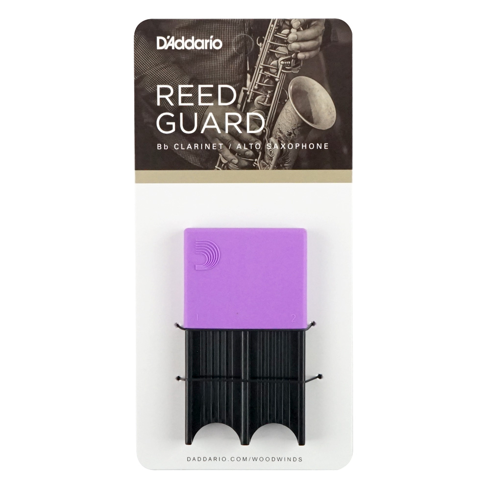 D’Addario Woodwinds/RICO DRGRD4ACPU リードガードIV クラリネット アルトサックス用 4枚収納 パープル
