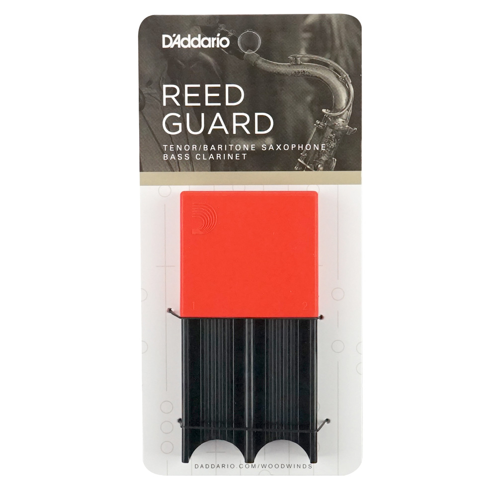D’Addario Woodwinds/RICO DRGRD4TBRD リードガードIV テナー/バリトンサックス用 4枚収納 レッド