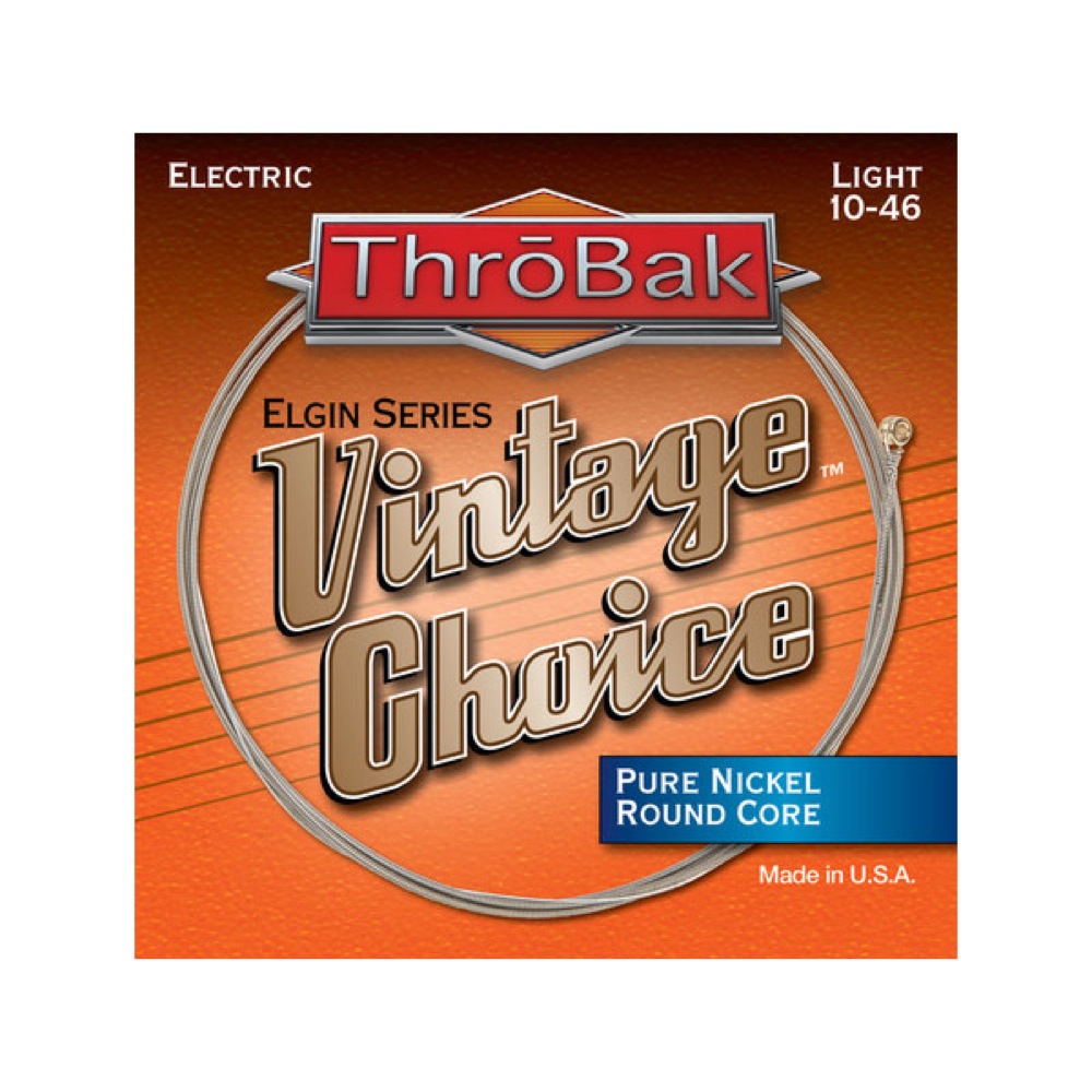 Throbak Electronics Pure Nickel Round Core Light 010-046 エレキギター弦