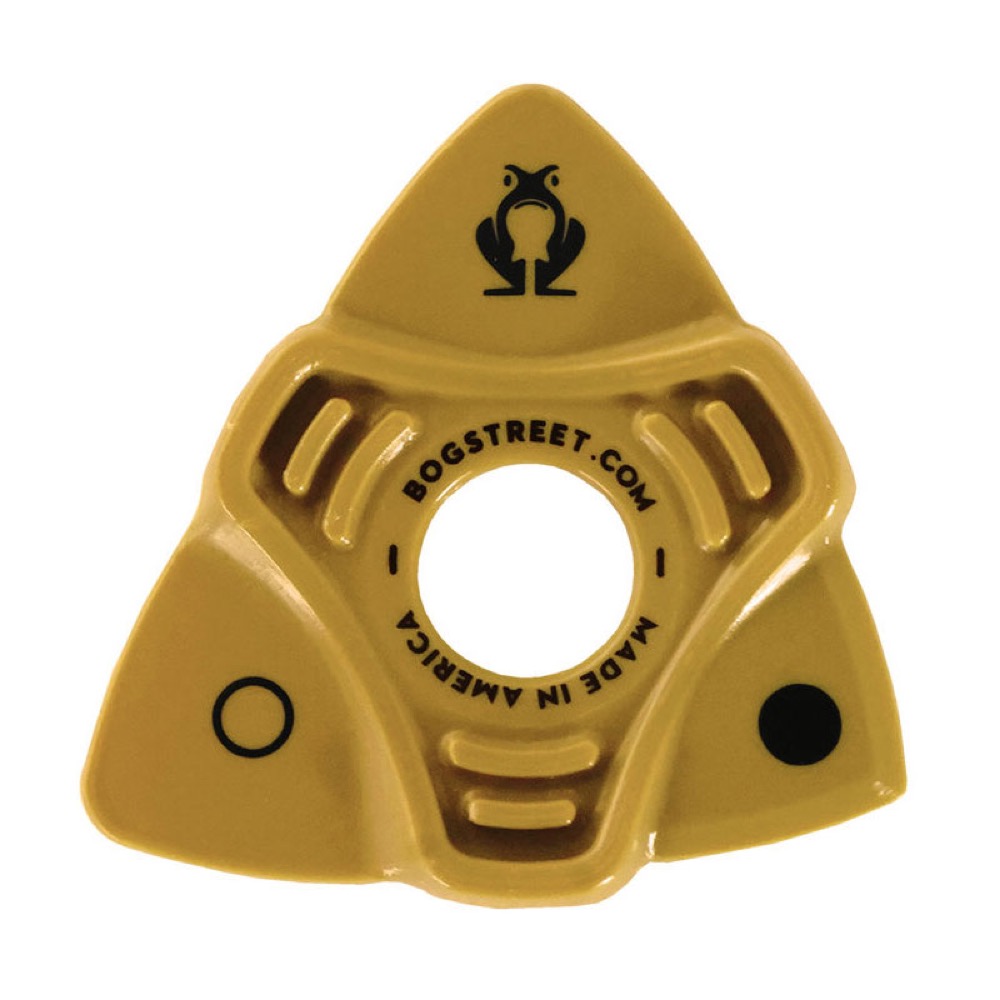 Bog Street Rhythm 3 Sided Elgnomic Pick Green ギターピック