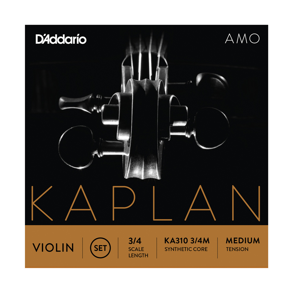 D’Addario KA310 1/4M Kaplan Amo Violin String Set 1/4 Scale Medium Tension バイオリン弦セット 1/4スケール