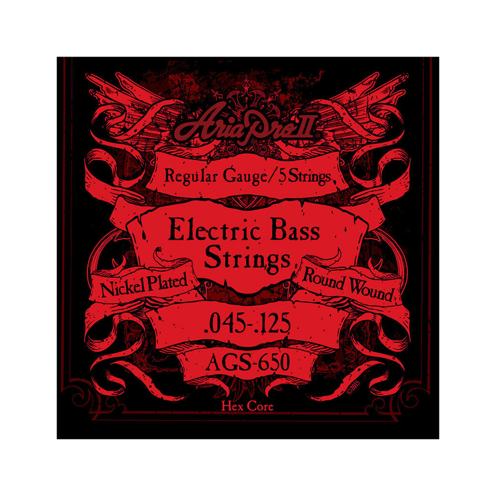 AriaProII AGS-650 5弦 エレキベース弦