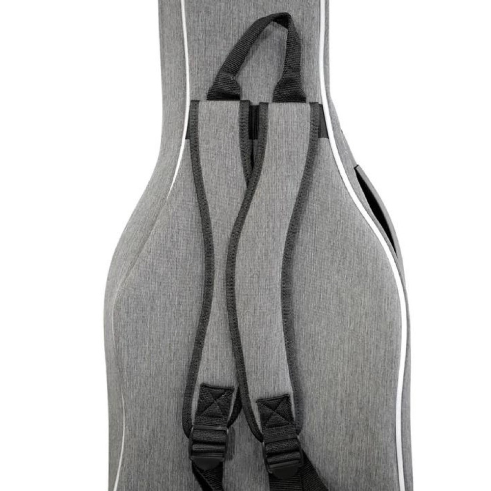 Kavaborg KAG950E Electric Guitar Case Dark Grey エレキギターケース ケース背面画像