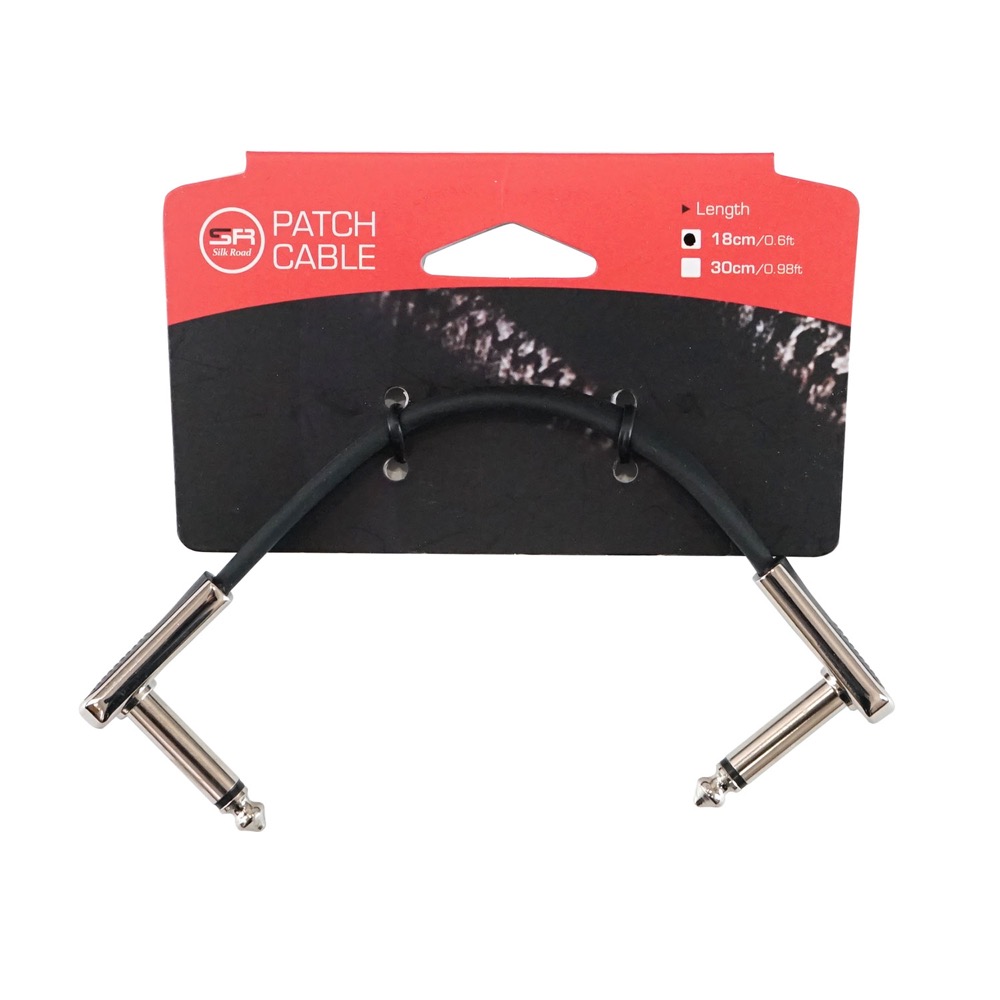 Silk Road PR-02N-0.6FT 1PC フラットパッチケーブル 18cm パッケージ画像