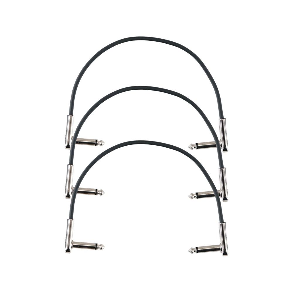 Silk Road PR-02N-1FT 3PC フラットパッチケーブル 30cm 3本パック