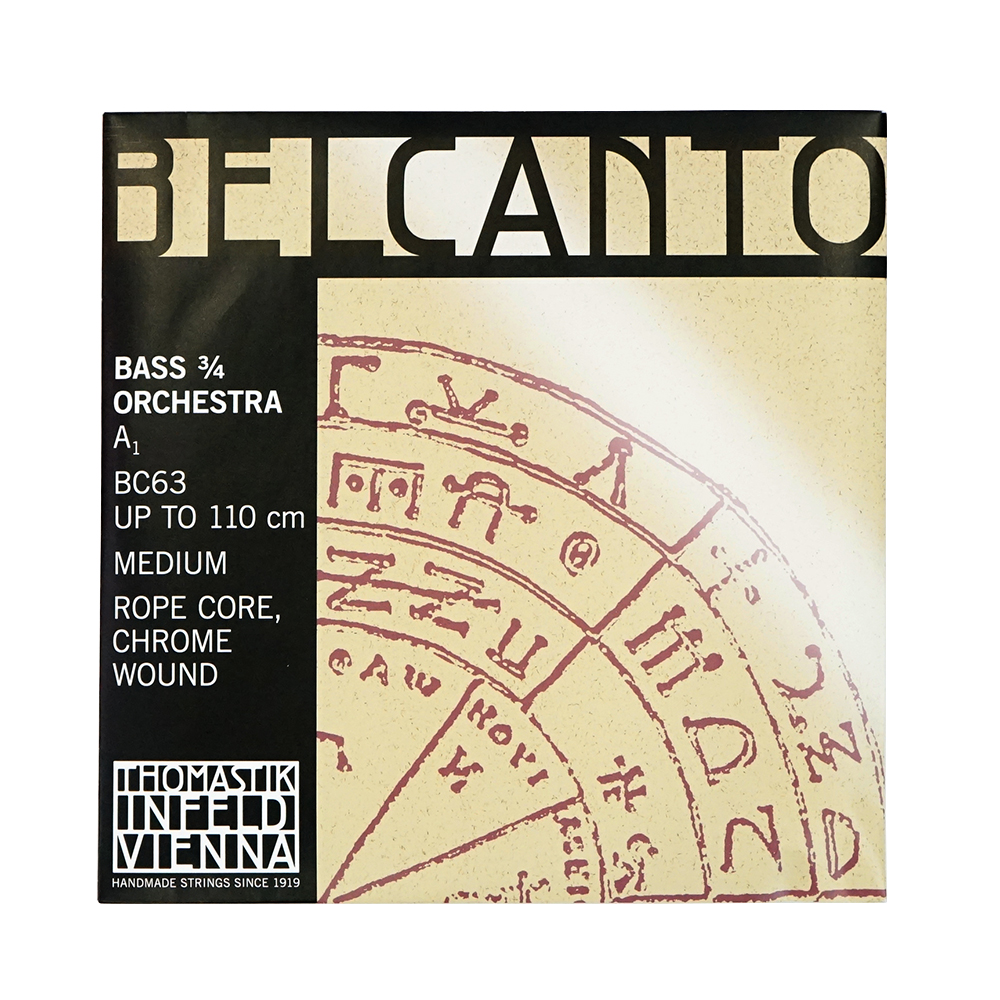 Thomastik Belcanto BC63 Bass A Medium ベルカント コントラバス 3/4 A線 バラ弦