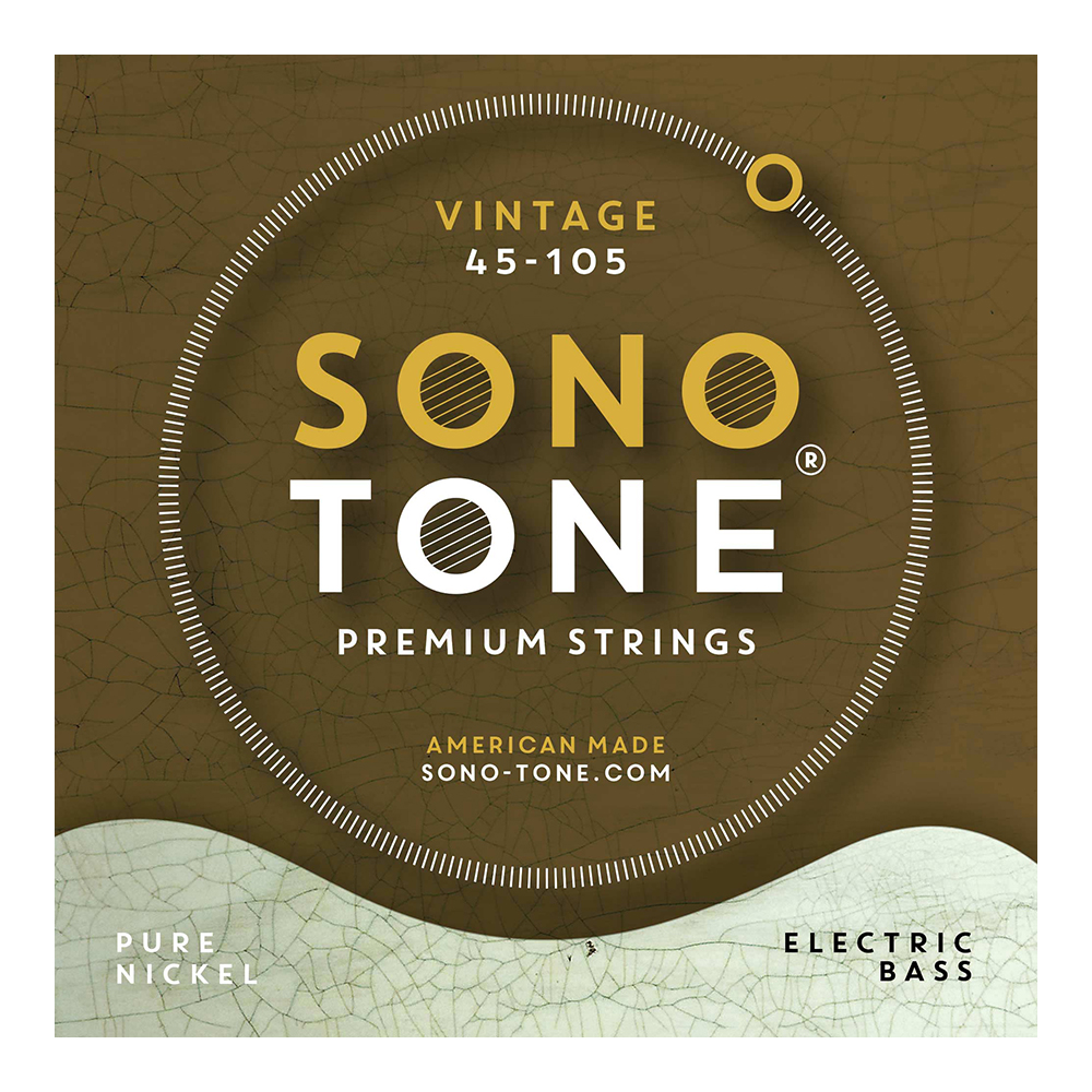 SONOTONE STRINGS VINTAGE BASS 45-105 ピュアニッケル エレキベース弦