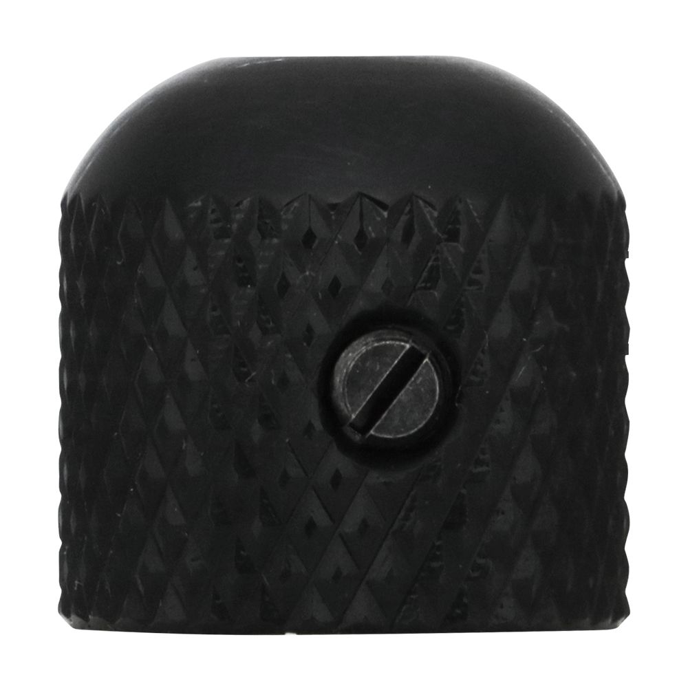 SCUD MKB-19D ドームノブ φ6ホール ブラック コントロールノブ