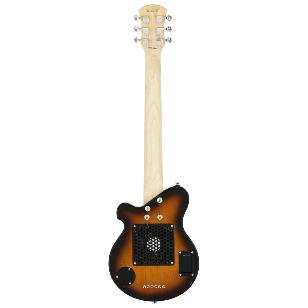 Pignose PGG-200 BS ヘッドホン付き アンプ内蔵エレキギター ギター背面の画像