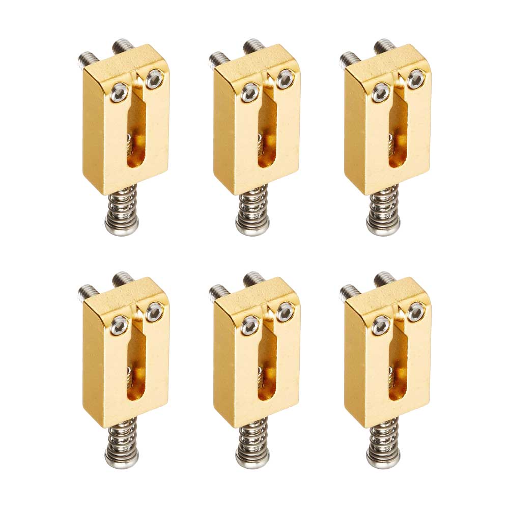 SCUD SS113DG 6pcs ゴールド エレキギター用 ブリッジサドル