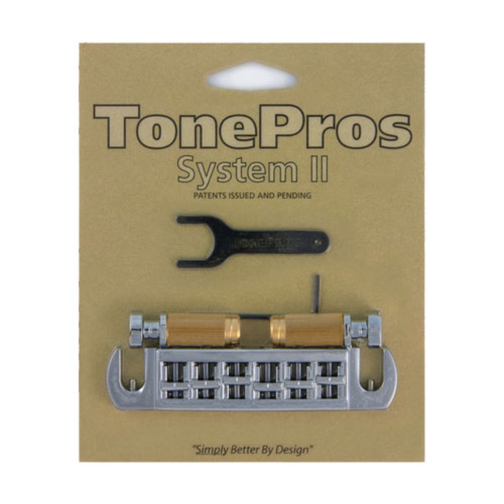 TonePros AVT2G-C Wraparound Bridge クローム ギター用ブリッジ