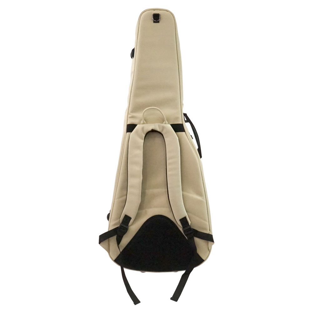 REAL MISSION（リアルミッション） Venus02-D Cream 防水 アコースティックギターケース・ギグケース・アコギケース 背面・全体像