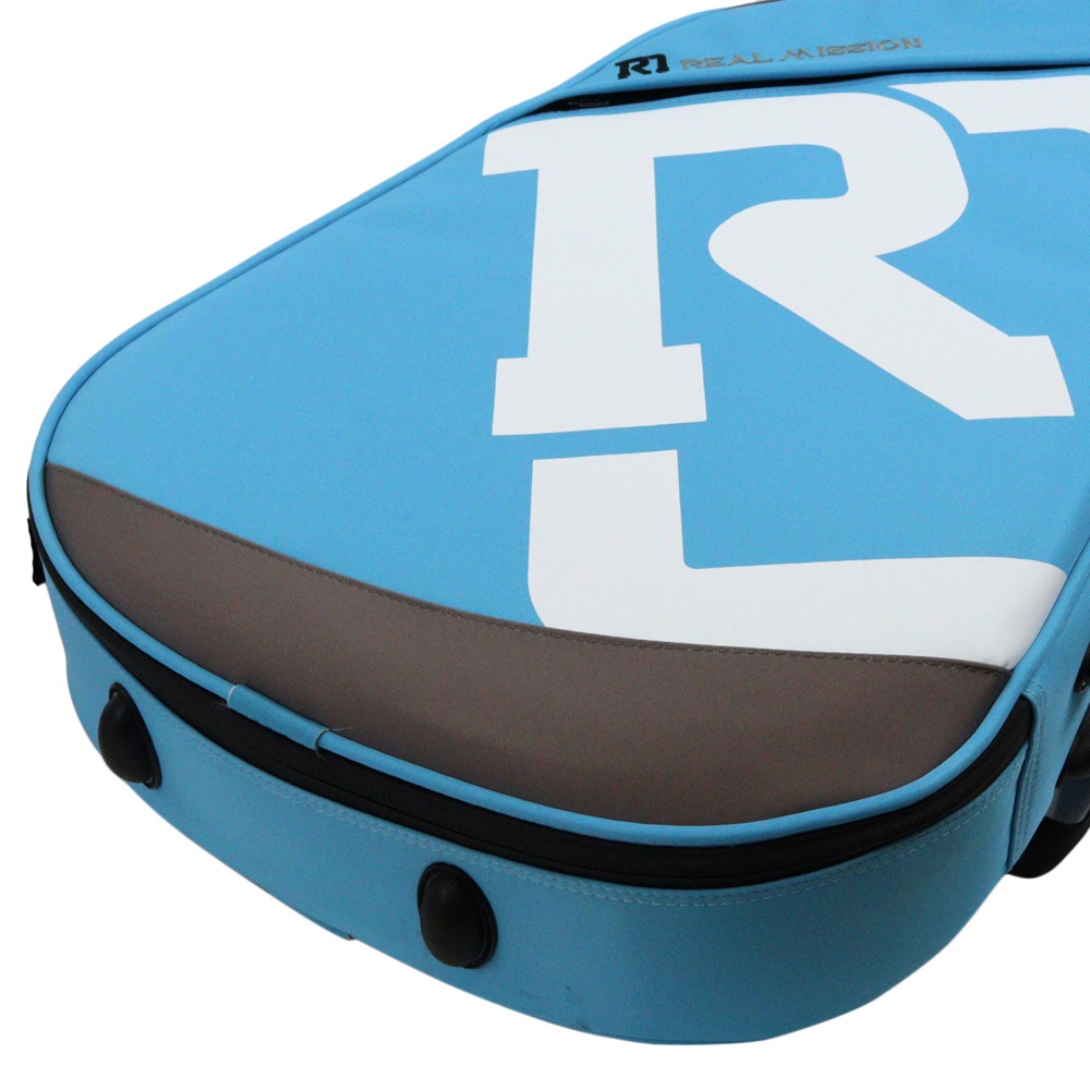 REAL MISSION Venus 05-E Light blue 防水 エレキギターケース アップ画像