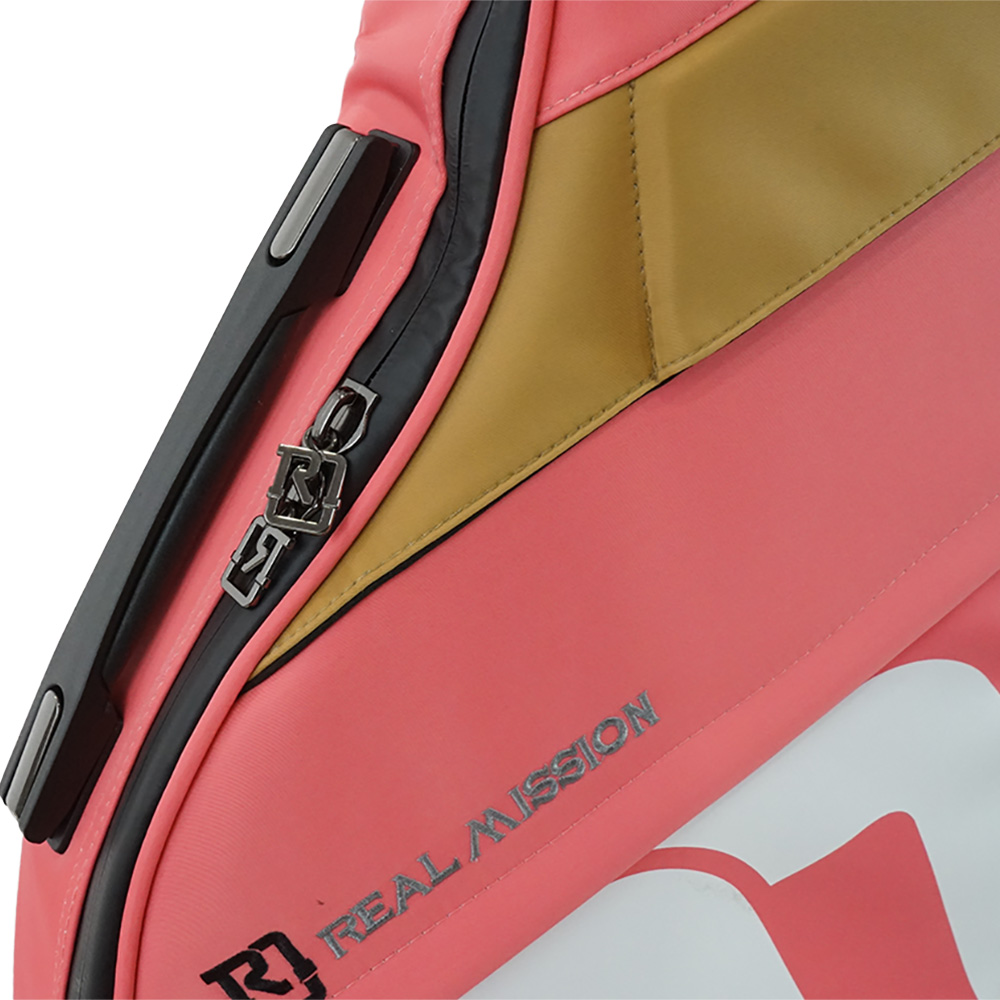 REAL MISSION(リアルミッション) Venus06-B Pink 防水 エレキベースケース・ギグケース 手提げハンドル部・止水ファスナー部