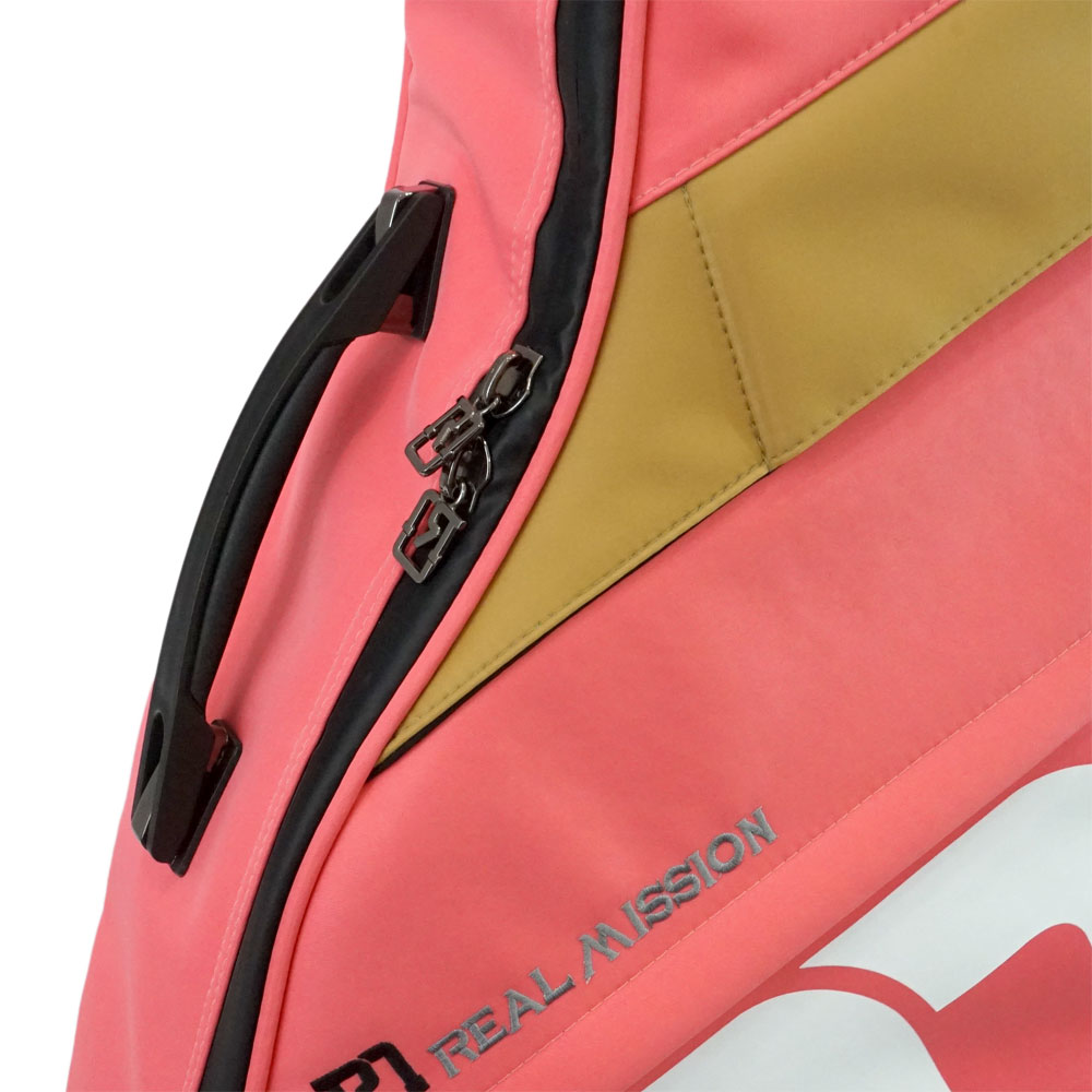 REAL MISSION（リアルミッション） Venus06-D Pink 防水 アコースティックギターケース・ギグケース・アコギケース 手提げハンドル部・止水ファスナー部