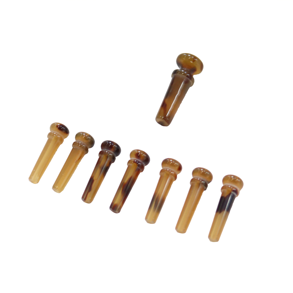 John Pearse JP-TSPB Faux Tortoise(ベッコウ柄) Shell Bridge & End Pins SET ブリッジピン エンドピン セット
