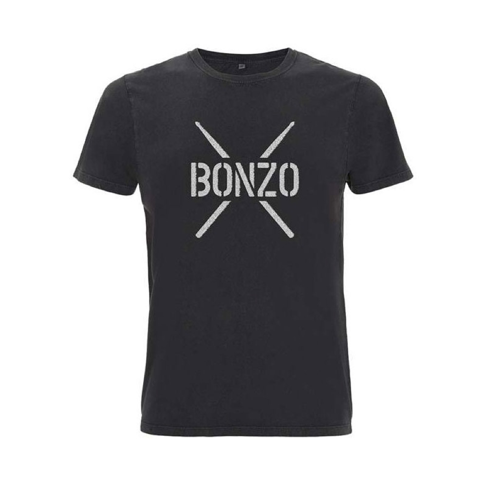 Promuco Percussion POSJBTS3S Sサイズ Tシャツ John Bonham T-Shirt BONZO STENCIL Black