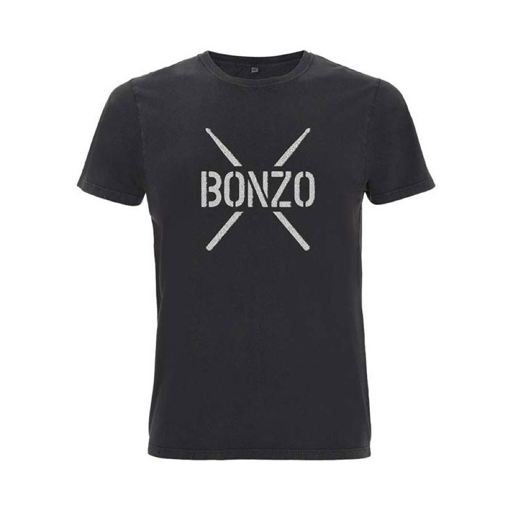 Promuco Percussion POSJBTS3L Lサイズ Tシャツ John Bonham T-Shirt BONZO STENCIL Black