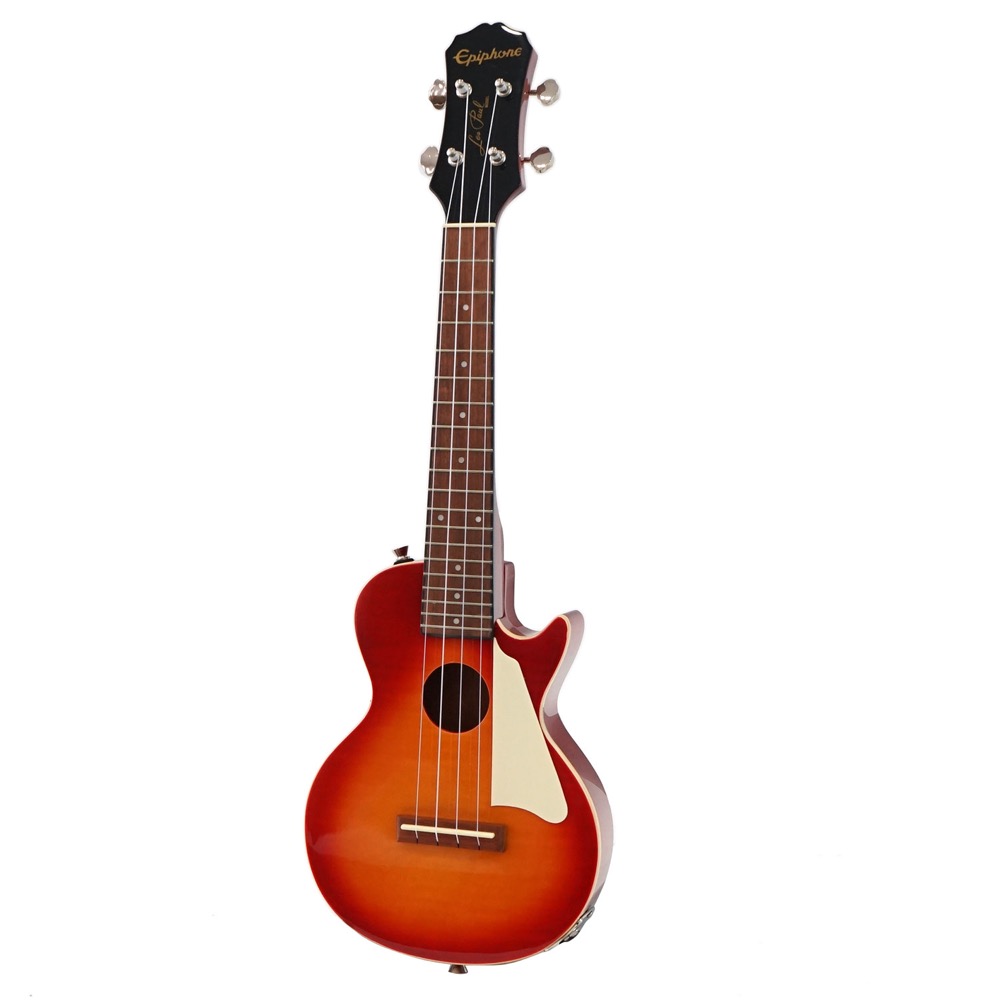 Epiphone Les Paul Acoustic Electric Ukulele Outfit Concert Heritage Cherry Sunburst エレクトリックウクレレ