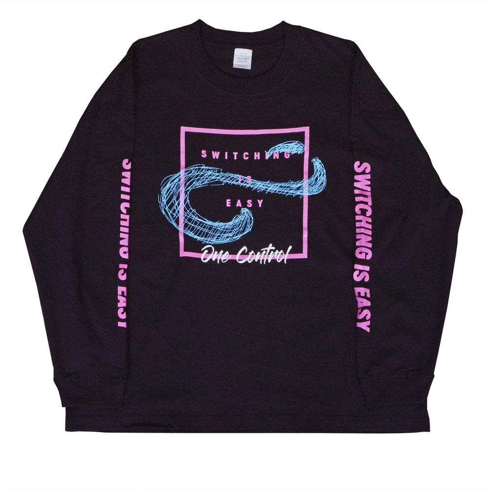 One Control Switching is Easy 長袖Tシャツ ブラック Mサイズ
