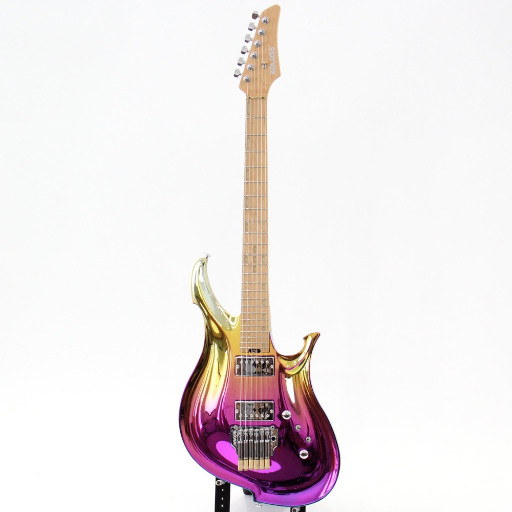 美品 KOLOSS X6 Sunset KOLOSS X6 SUNSET エレキギター(アルミ削出しボディ ロース