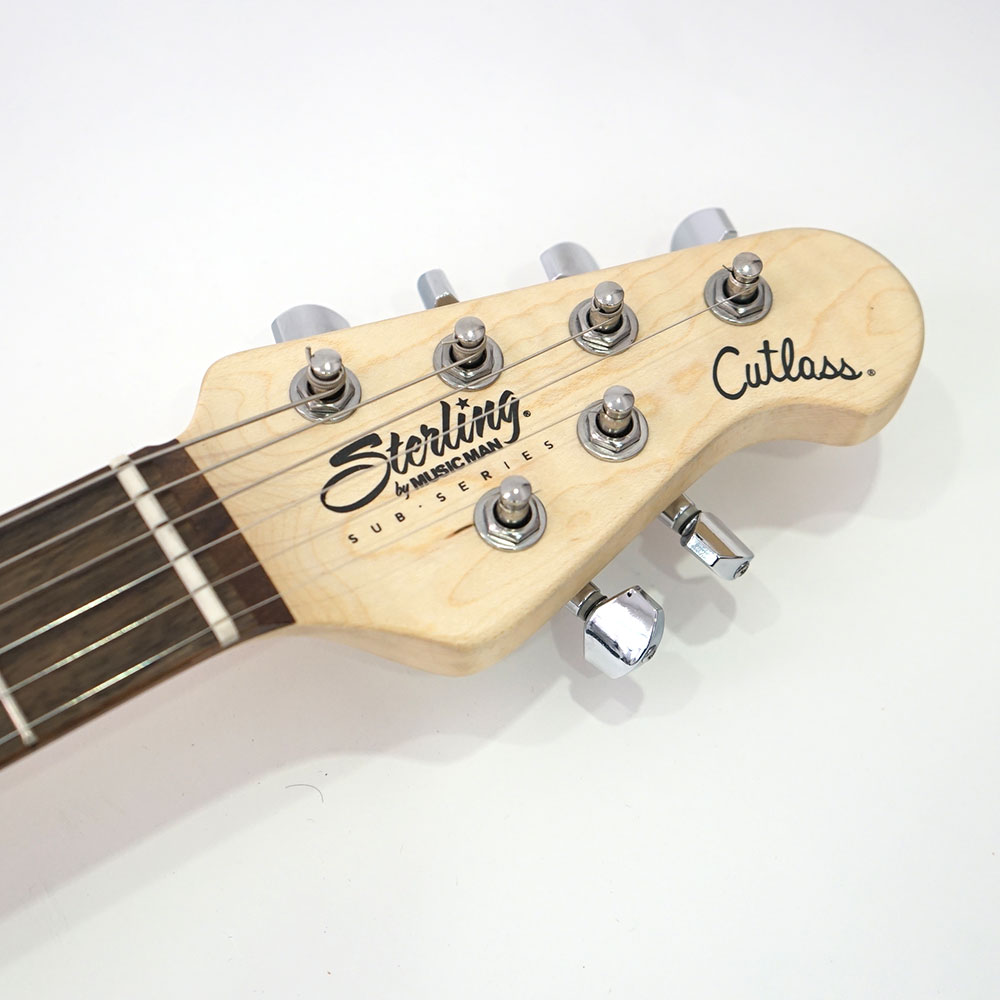 Sterling By Musicman SUB CUTLASS SSS CHARCOAL FROST S.U.B.SERIES エレキギター ヘッド画像