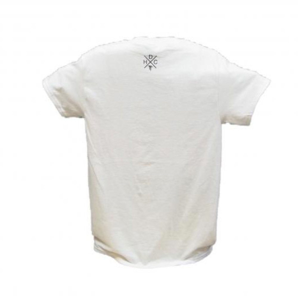 DRUMMERS TOP TEAM ドラマーズトップチーム DTT TEE 02 WHITE S size 半袖 Tシャツ 白 Sサイズ バックプリント部画像